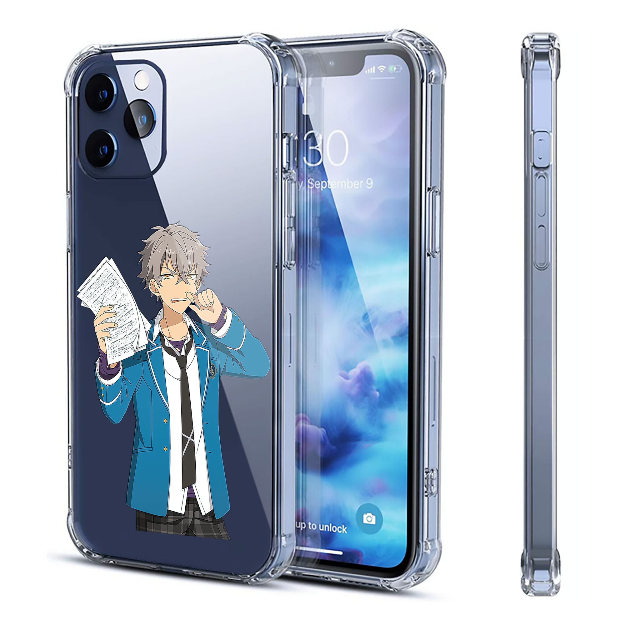 （画像用） あんさんぶるスターズ! Ensemble Stars 【iPhone 12シリーズ対応】透明スマホケース（クリアソフトケース）